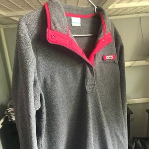 Grey and Pink Columbia Pullover